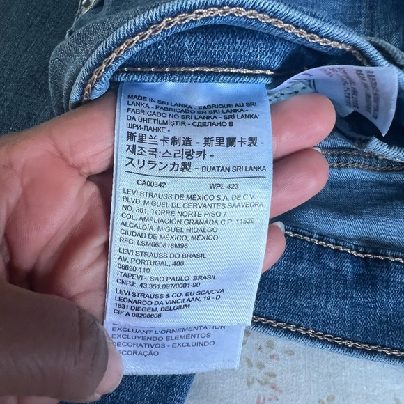 Levi's Blue Ankle & Cropped Jeans Size 4 - Picture 6 of 8